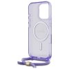 Guess GUHMP16LHCTSGNSU iPhone 16 Pro     6.3 fioletowy/purple hardcase Crossbody Cord Script MagSafe